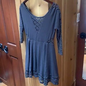 Free People Fit and Flare Lace Skater Dress